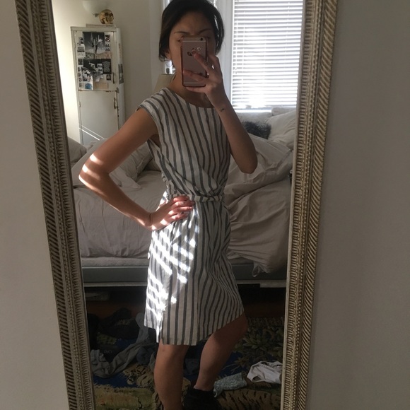 Striped belted dress - Picture 5 of 5